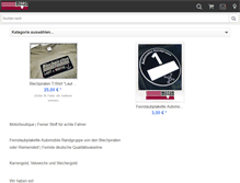 Tablet Screenshot of motorboutique.de